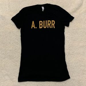 MED Black "A. BURR" Hamilton Tee